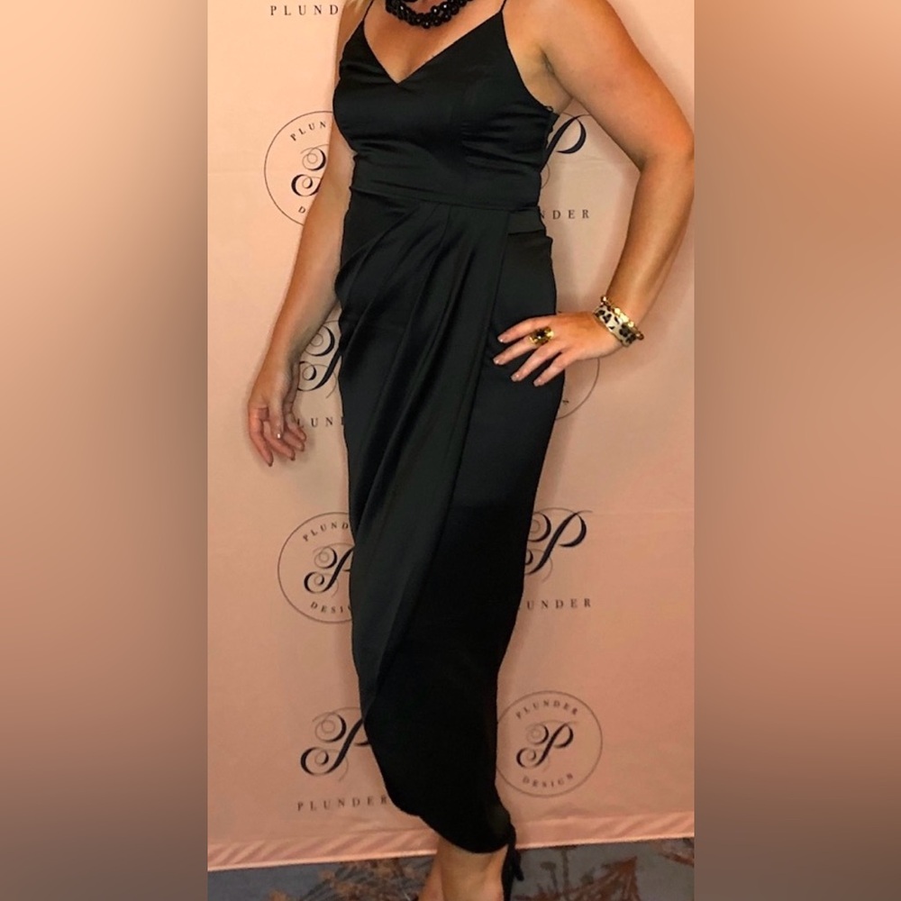 Elegant Express Black Evening Dress